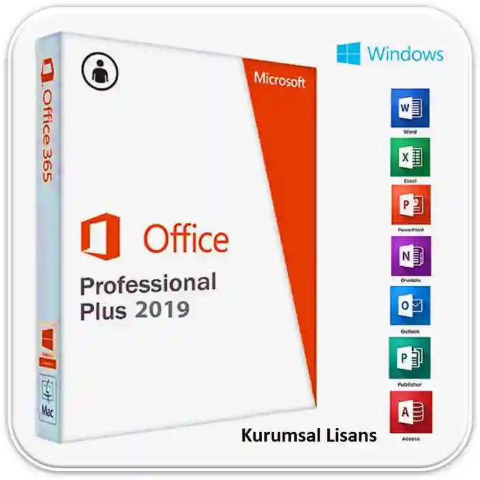 Office 2019 Pro Plus Dijital Lisans Anahtarı Key 32&64 Bit